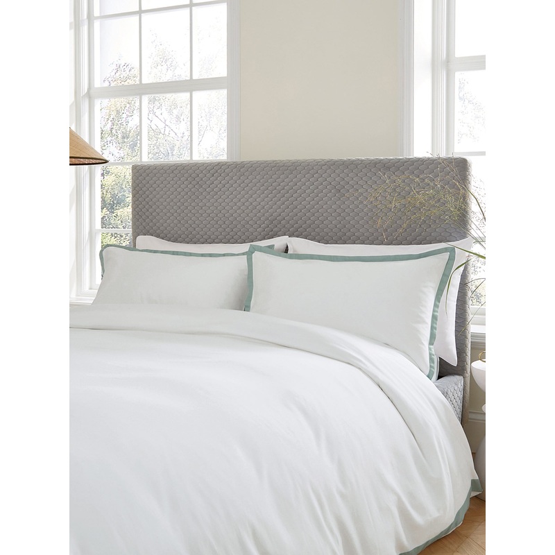 Olenna Superking Celadon Cover Set Cotton Sateen