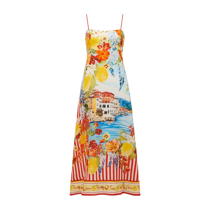 Sicilia Printed Midi Dress
