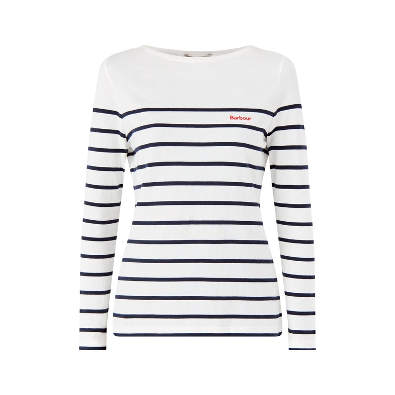 Barbour Bradley Top Cloud Strpe