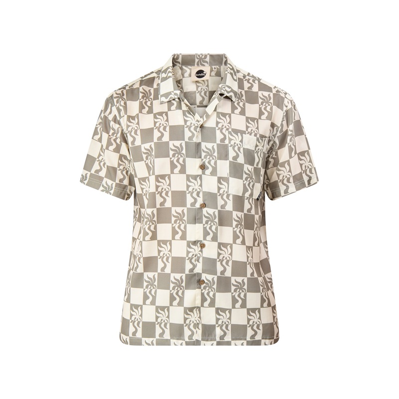 Boardies Clara Palm Camp Collar Shirt