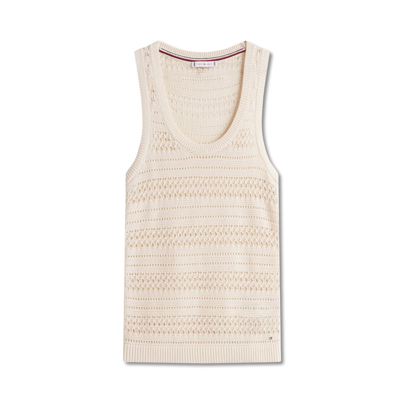 Crochet Racerback Slim Tank Top