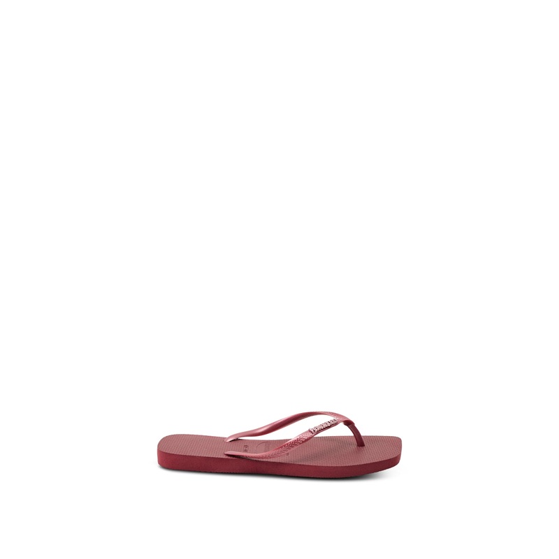 Slim Square Logo Metallic Amaranth F17 Flip Flop