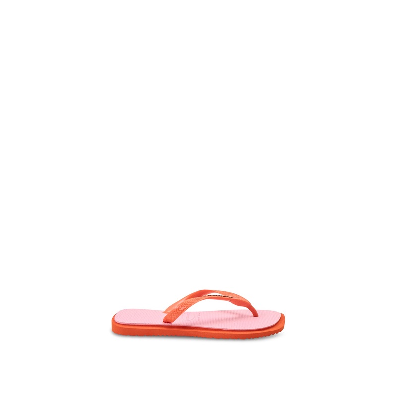 Top Square Fusion Sunset Orange F17 Flip Flop