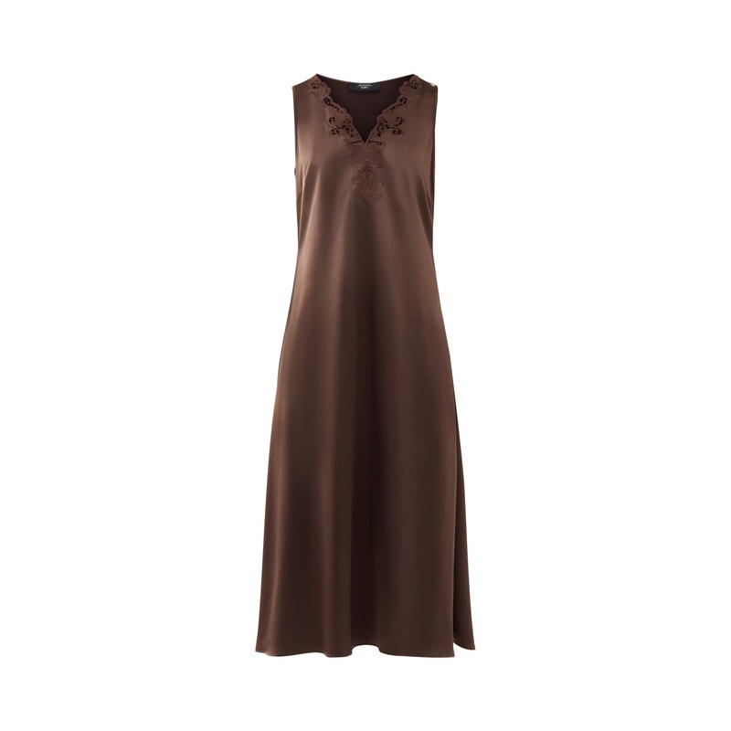 Weekend Canossa Slip Dress With Lace Neckline