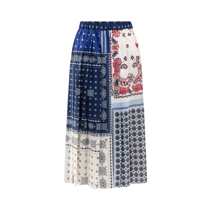 Weekend Luna Pleated Printed Skirt