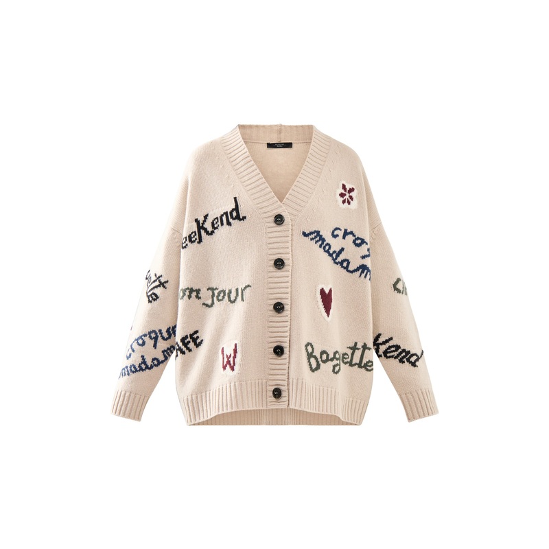 Belgio Button Down Graphic Cardi