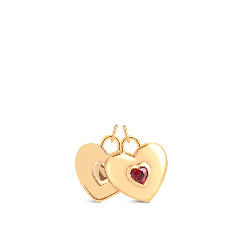 Double Heart Charm