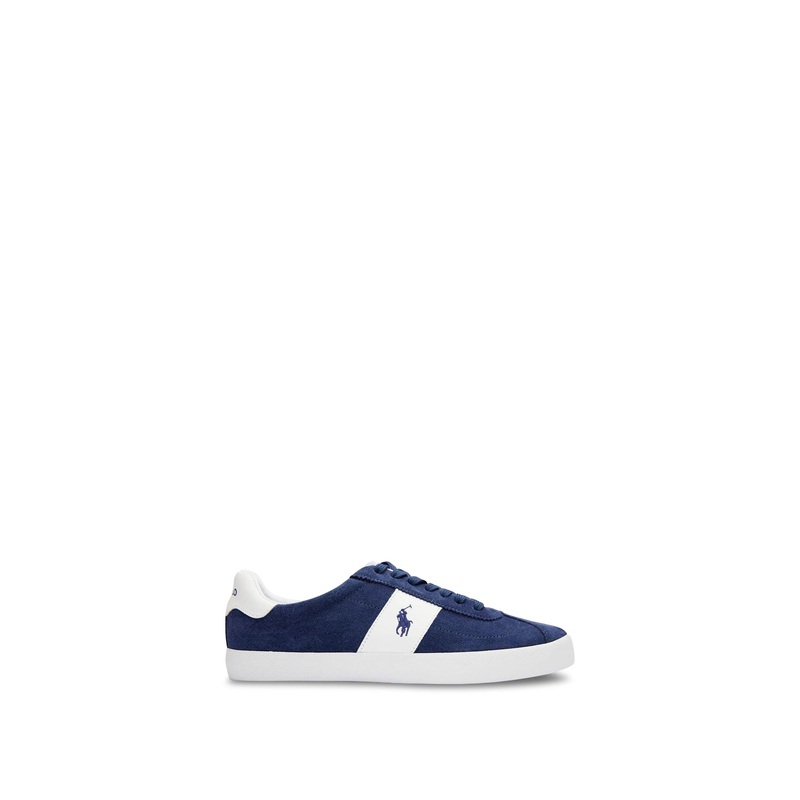 RALPH LAUREN Court Vulc Suede Trainers