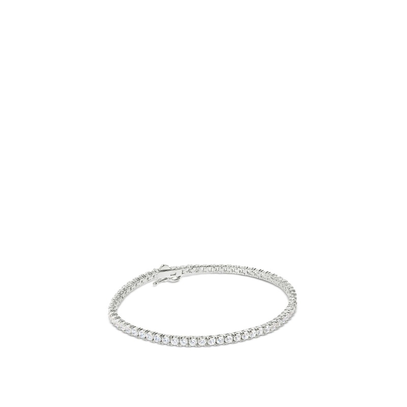 Diamond Crown Prong Tennis Bracelet