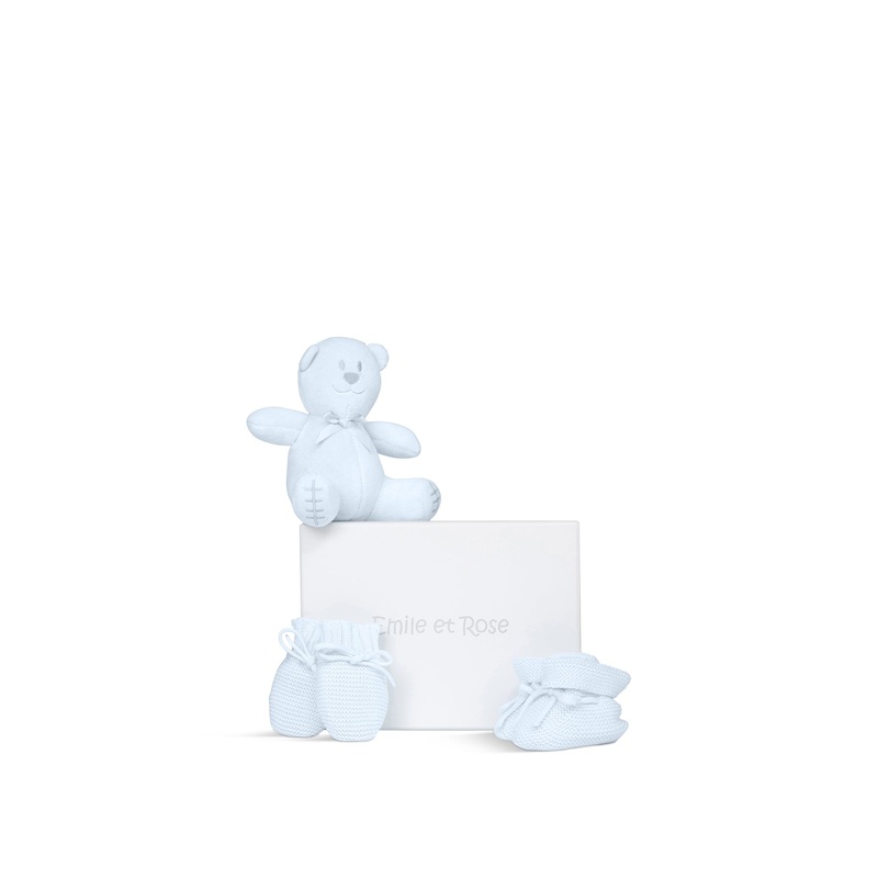 Kelsey Knitted Mitt and Bottee Gift Set