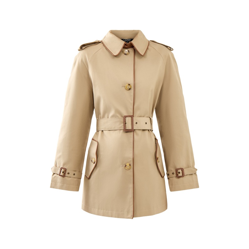 Short Trench Belted Coat