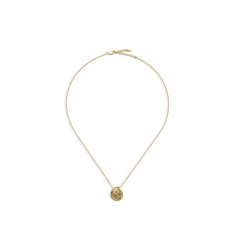 Spiral Mini Pendant Necklace