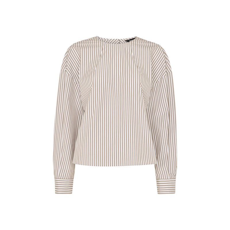 White/Multi Kirstie Cotton Stripe Blouse