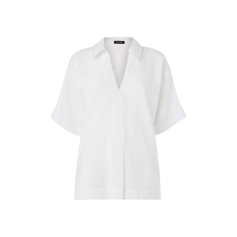 White Sasha Relaxed Shirt