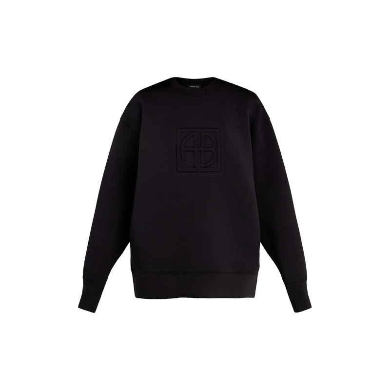 Alto Sweatshirt Framed Monogram  Black