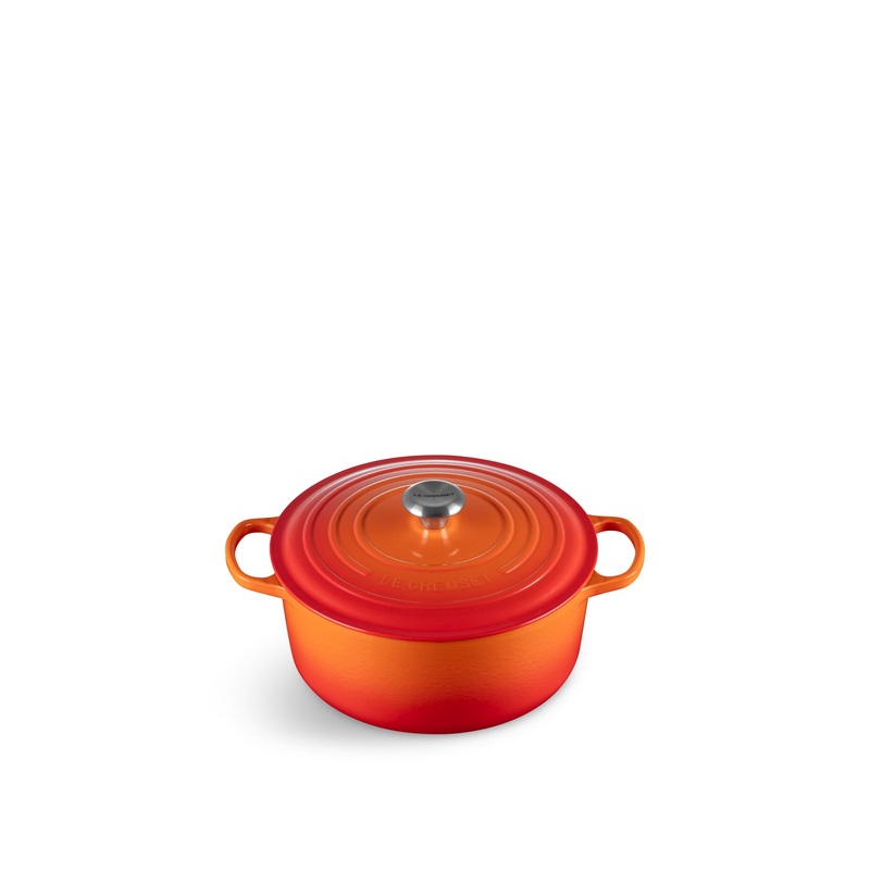 Cast Iron Round Casserole 28cm Volcanic