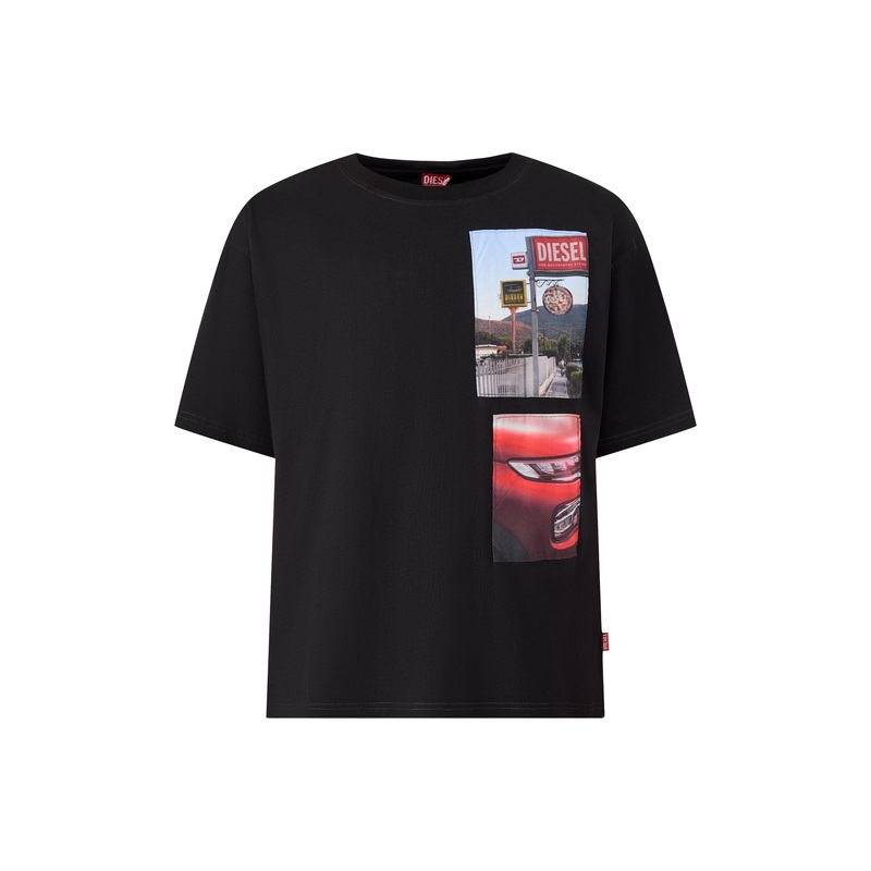 Cotton Black T-Boxt-T3 T-Shirt