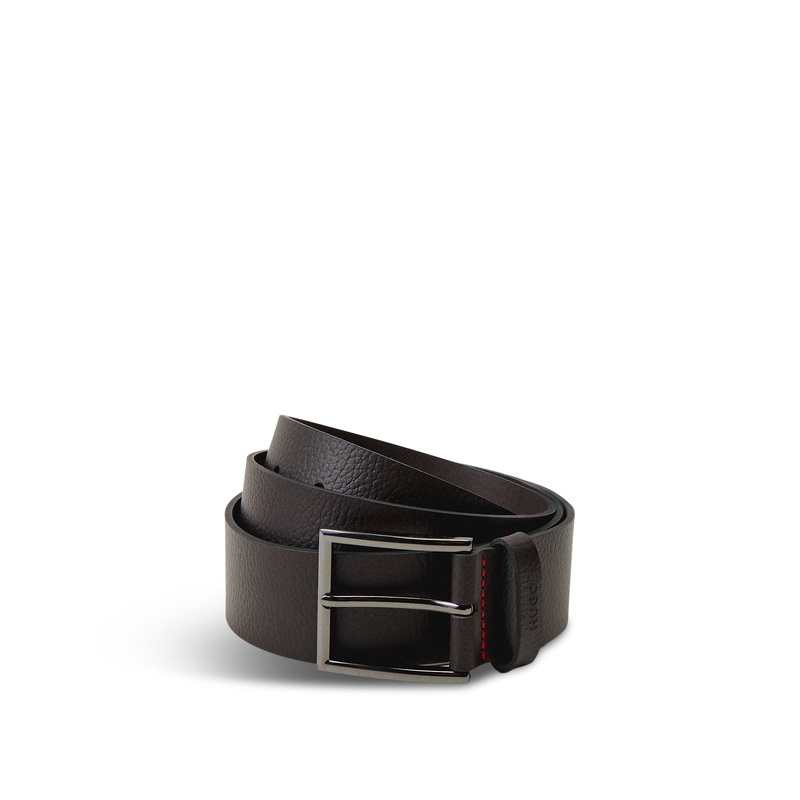 Leather Giaspo Belt