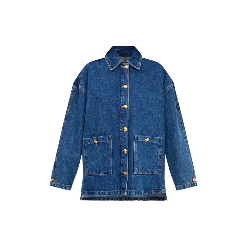 Luca Jacket  Clean Indigo Denim