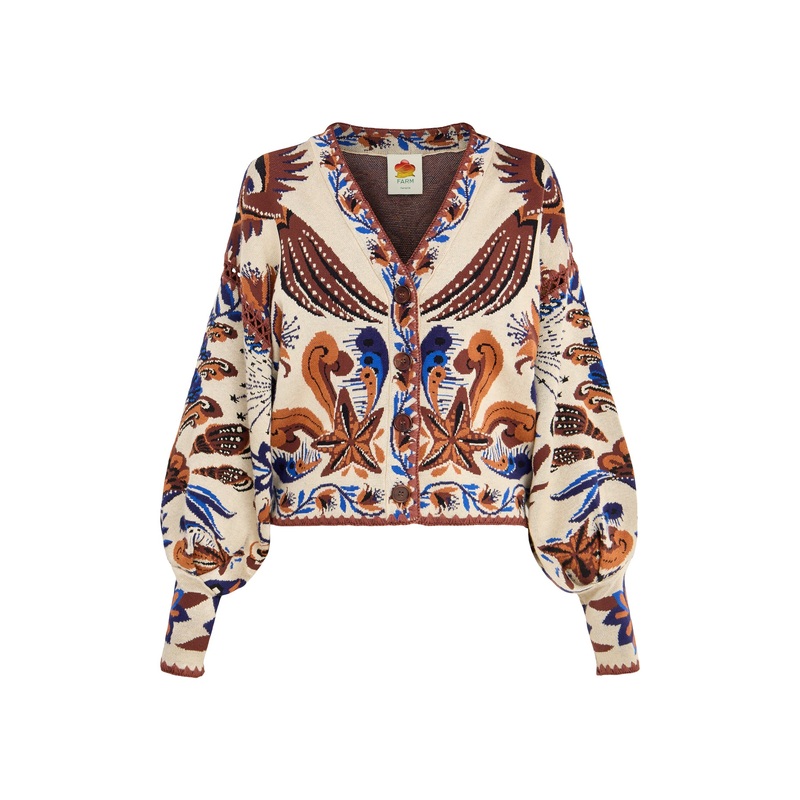 Nature Land Sand Knitwear Cardigan