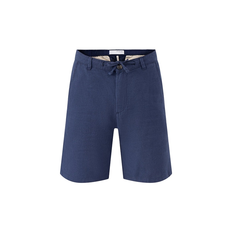 Navy Cotton Brody Shorts