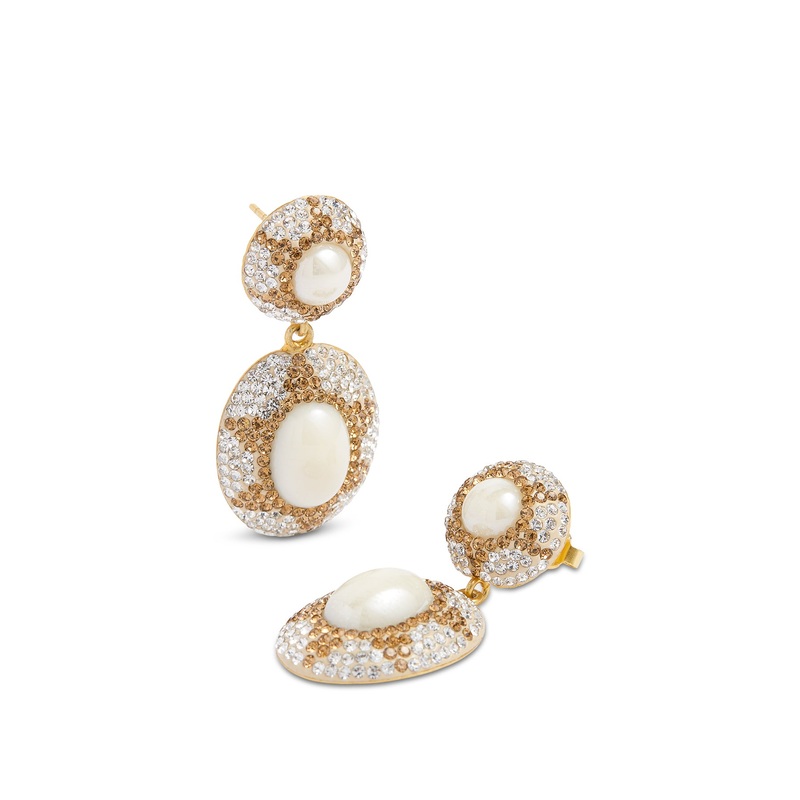 Peal Sun Drop Earrings