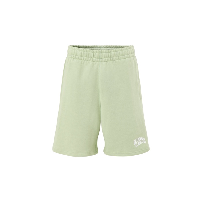 Pistachio Cotton Small Arch Logo Shorts