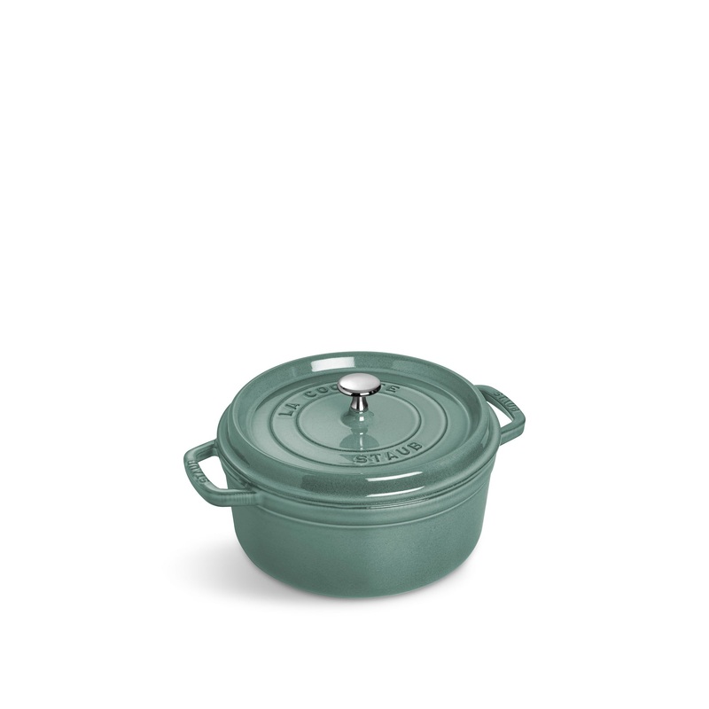 Round Cast Iron Cocotte Eucalyptus 26cm