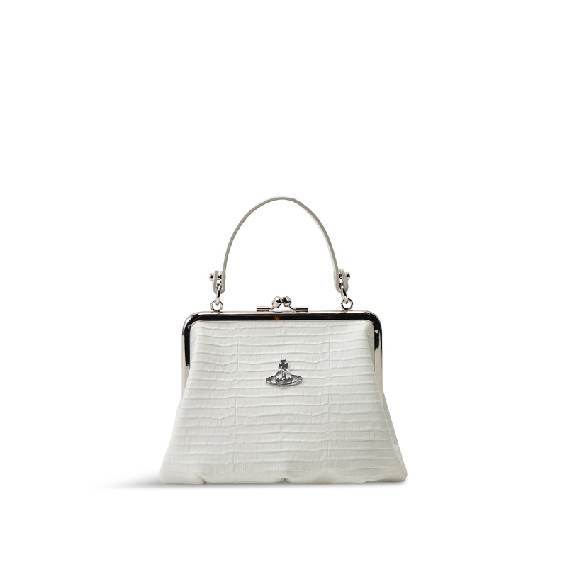 Granny Purse Mini Croc Embossed