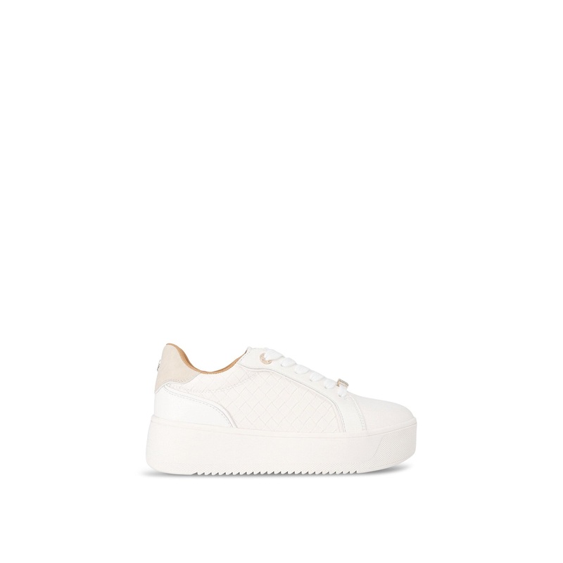 Lighter Weave Trainers White