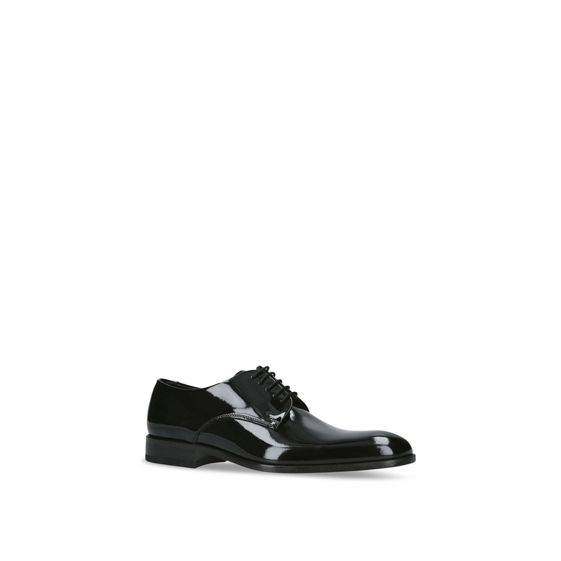 Patent Derby Shoes Black
