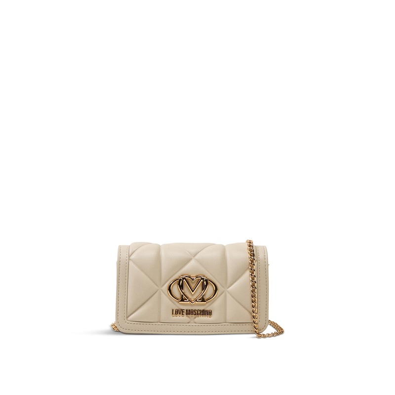 Embossed Quilt Mini Crossbody Wallet