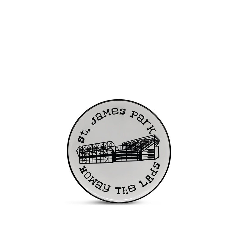 Howay The Lads Premium Ceramic 8 Plate with Black Rim