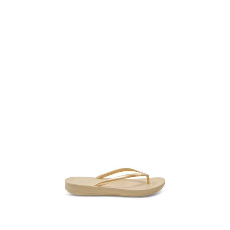 Iqushion Ergonomic Flip-Flops Gold