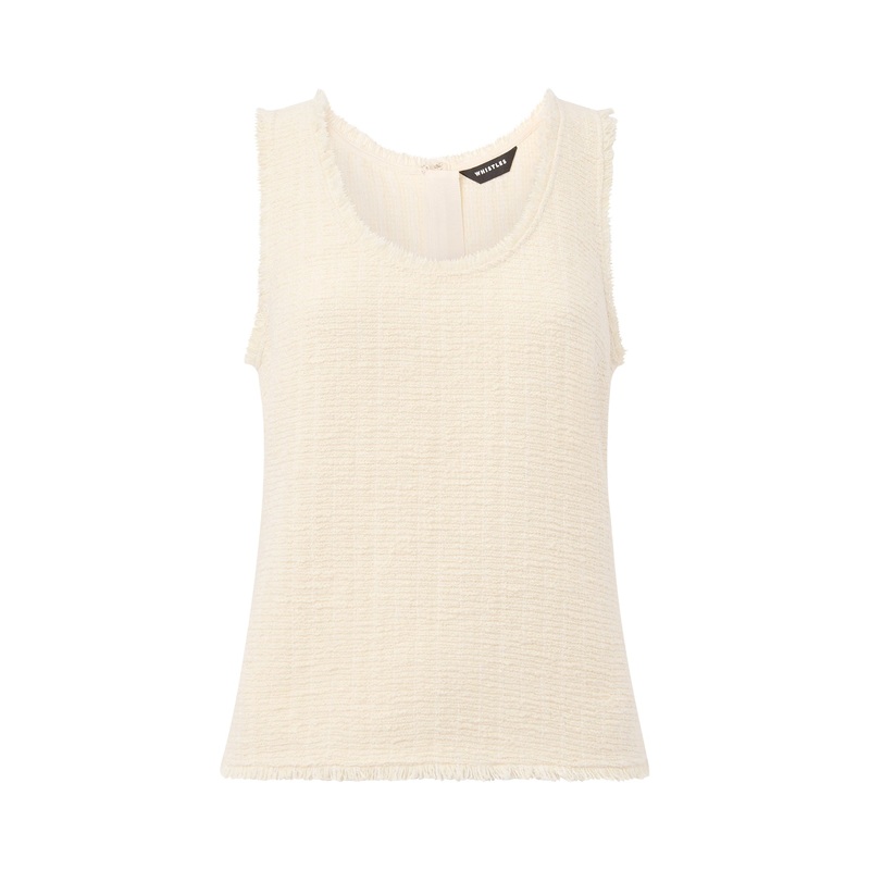 Ivory Lucie Boucle Tank