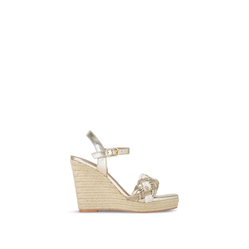 Maiella Gold Wedge Heel Gold