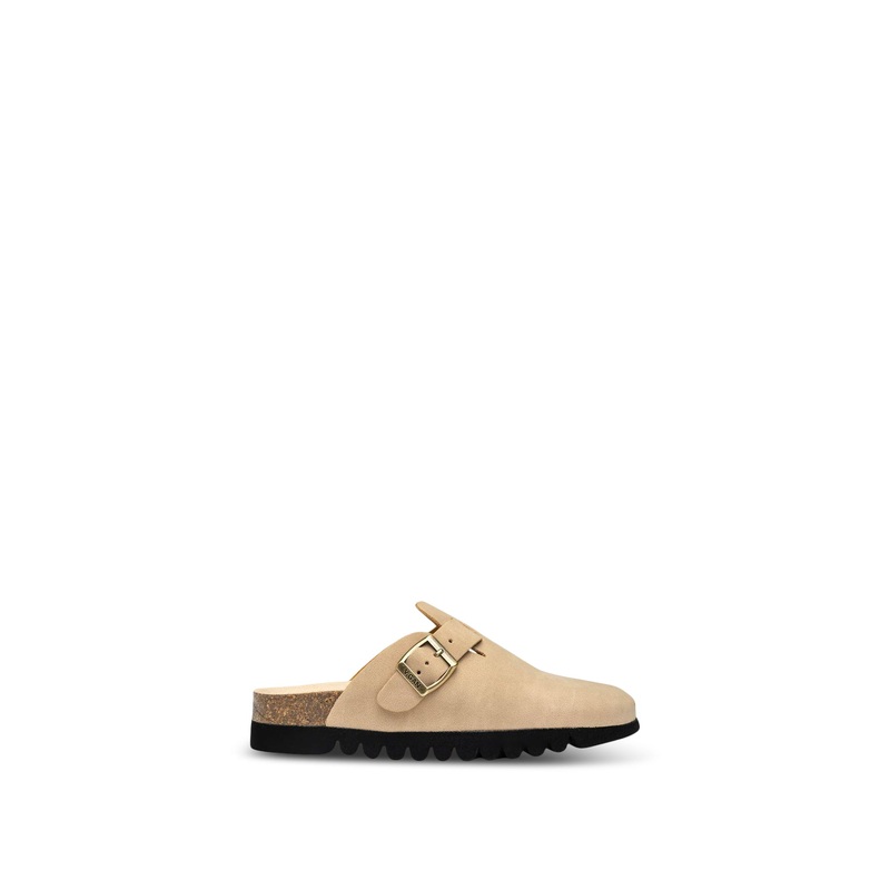 Vegan Taro Footbed Shoes Natural Taupe