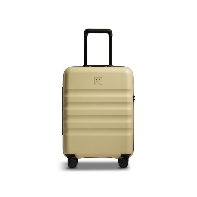 Yellow Icon Stripe Spin Suitcase 55cm