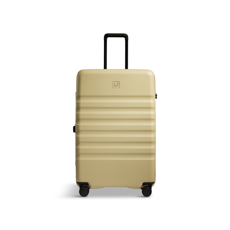 Yellow Icon Stripe Spin Suitcase 78cm