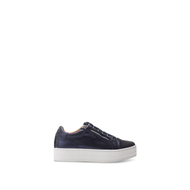 Black Barlli Side-Zip Trainers