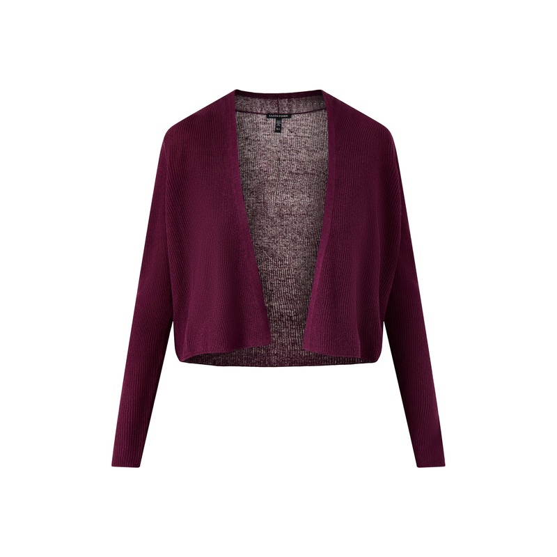 Cardigan Linen Cotton Purple