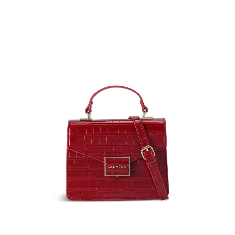 Jessica Top Handle Bag Red