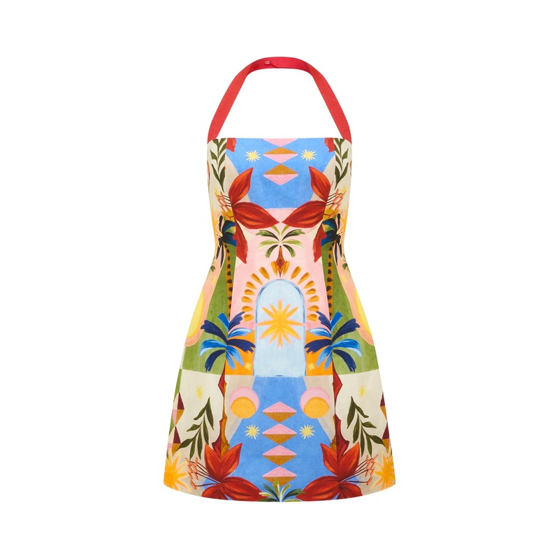 Keely Halter Neck Linen Mini Dress