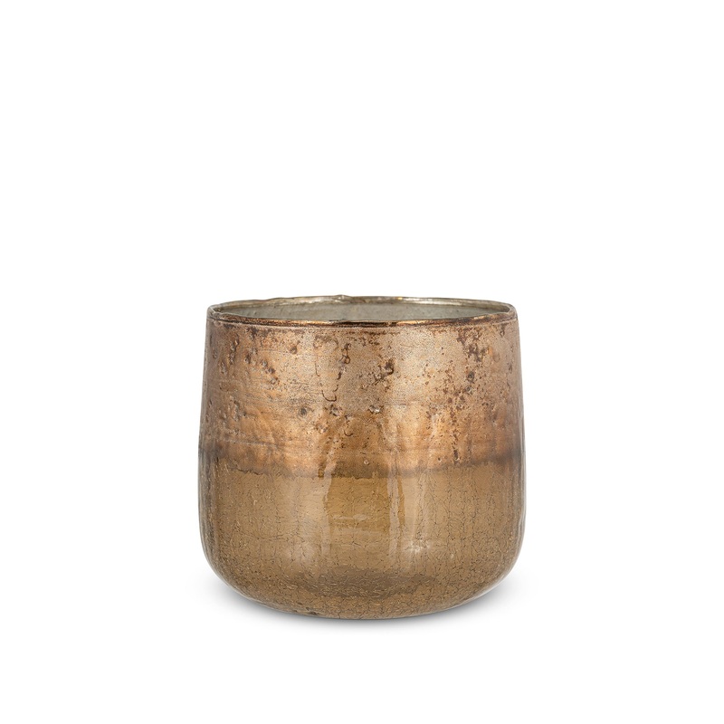 Konara Tealight Holder Large Orange