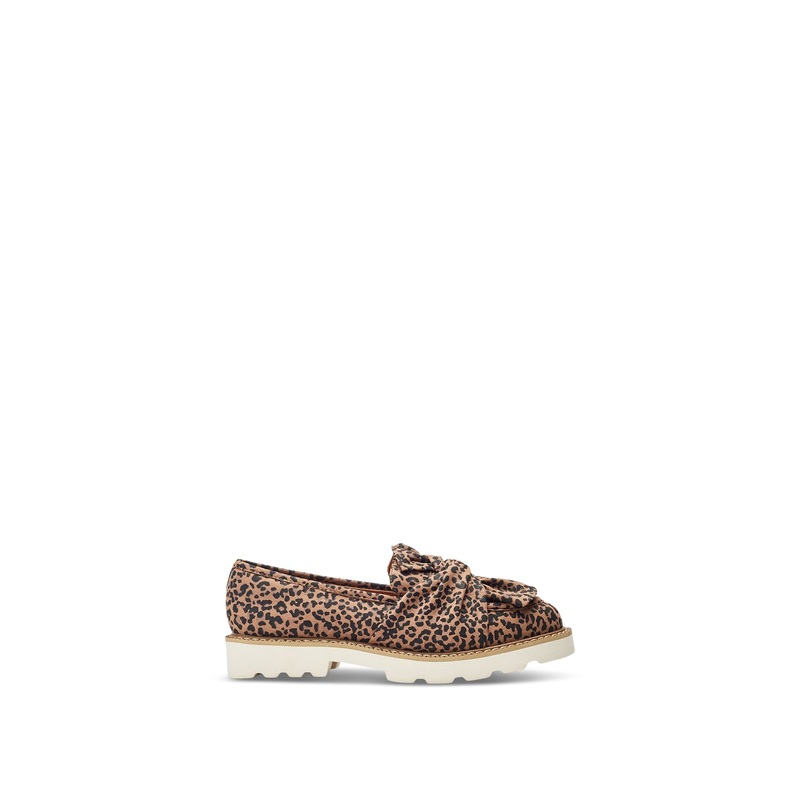 Leopard Eves Bow Loafers