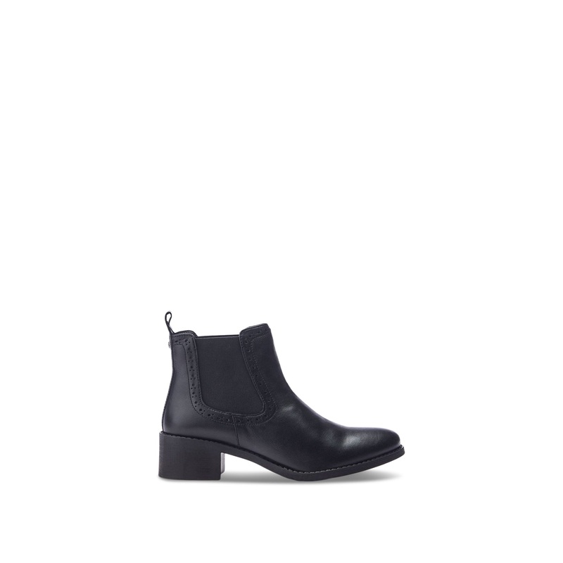 Pernilla Leather Boots Black