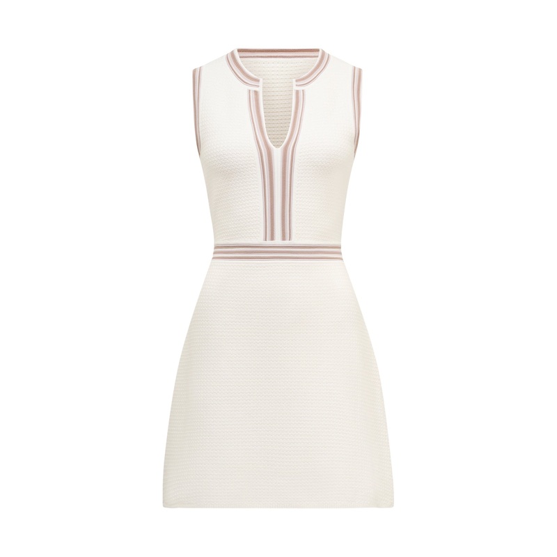 Sabrina Striped Detail Knitted Mini Dress