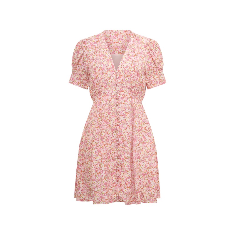 Saffron Petite Printed Sun Dress