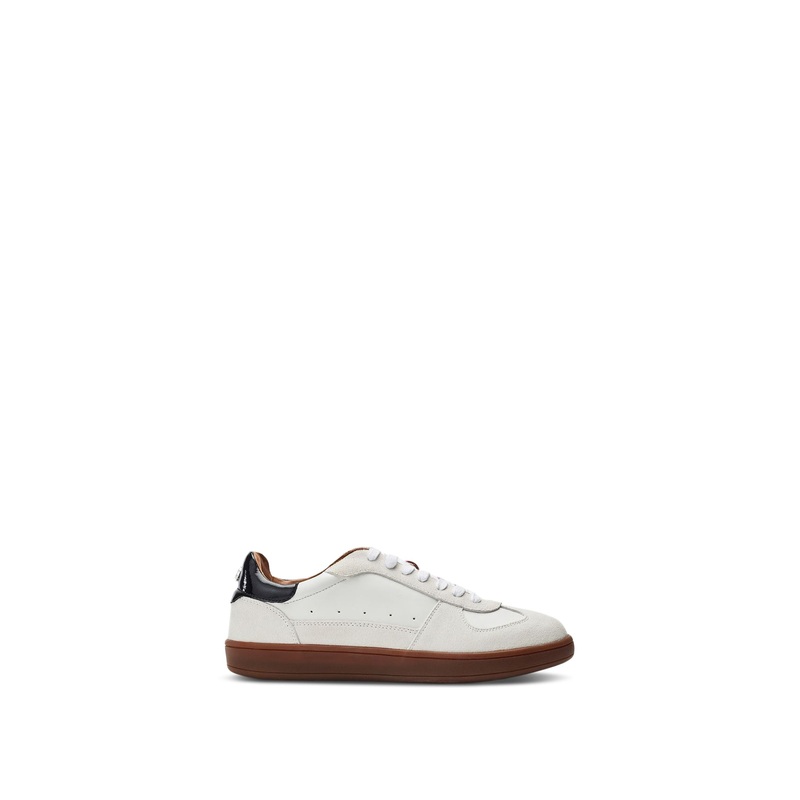 White Brynleigh Lace Up Trainers