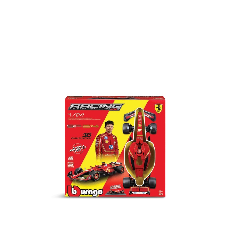 1:24 F1 Ferrari SF24 With Leclerc Car Model Kit